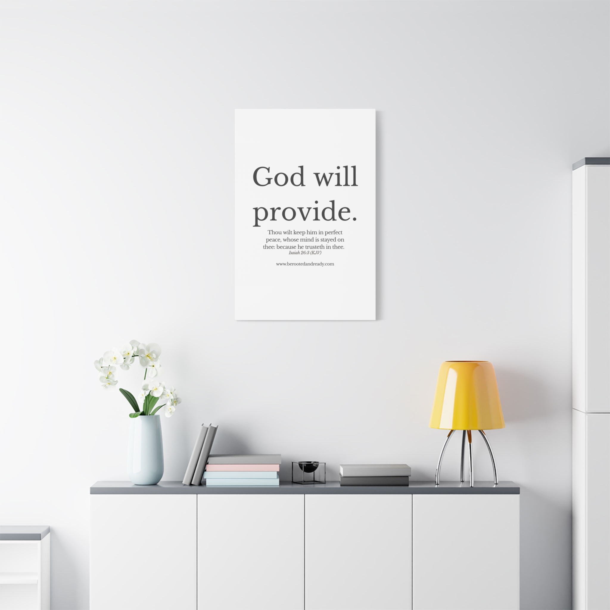 God Will Provide Scripture Wall Art | Rooted & Ready™ Christian Print | Faith-Based Home Decor - Image 11