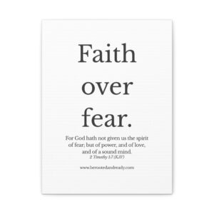 Faith Over Fear Wall Art