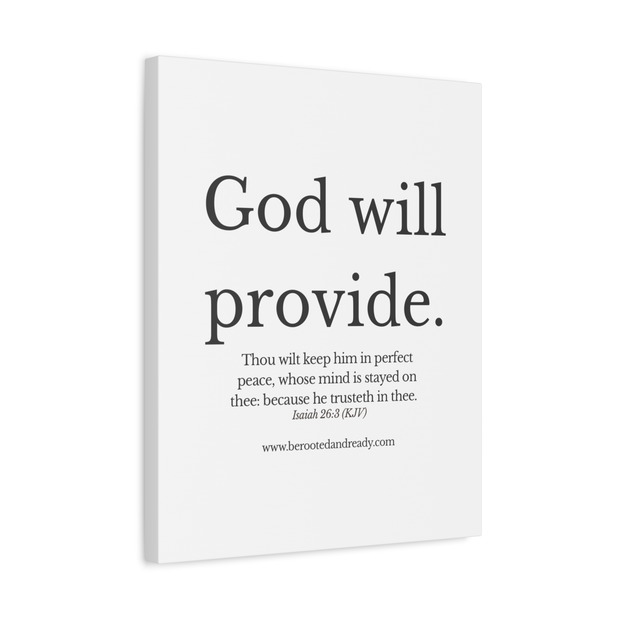God Will Provide Scripture Wall Art | Rooted & Ready™ Christian Print | Faith-Based Home Decor - Image 6