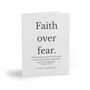 Faith Over Fear Greeting Card