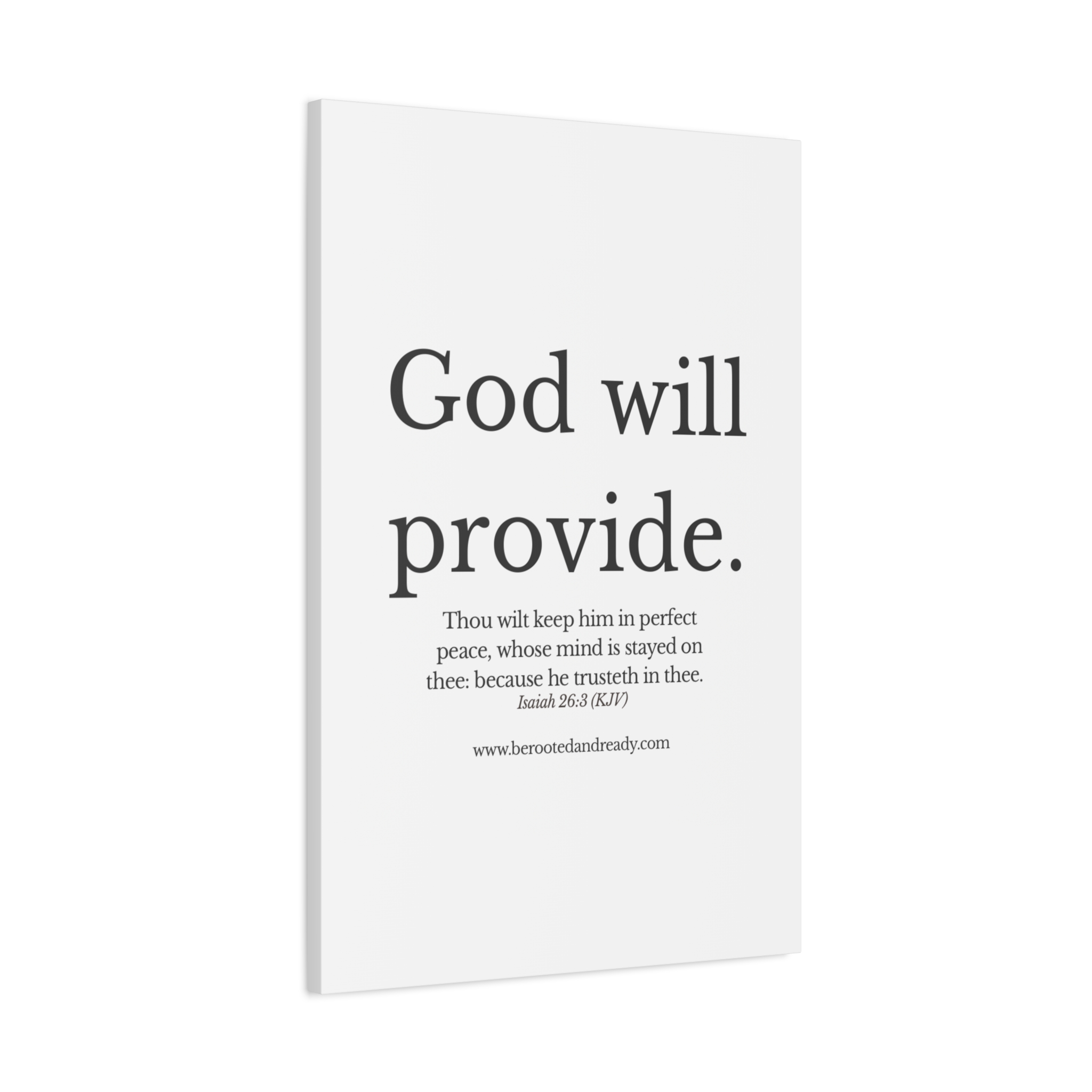 God Will Provide Scripture Wall Art | Rooted & Ready™ Christian Print | Faith-Based Home Decor - Image 10
