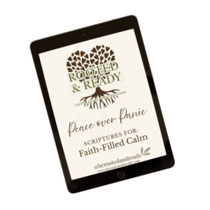 Peace Over Panic Scripture Collection