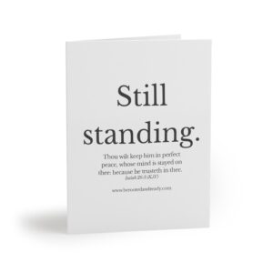 Still Standing Greeting Card