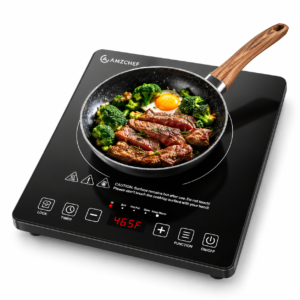 AMZCHEF Portable Induction Cooktop 20 Power Levels