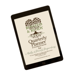Quarterly Peaceful Preparedness Planner & Devotional Journal