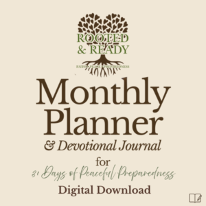 Monthly Peaceful Preparedness Journal